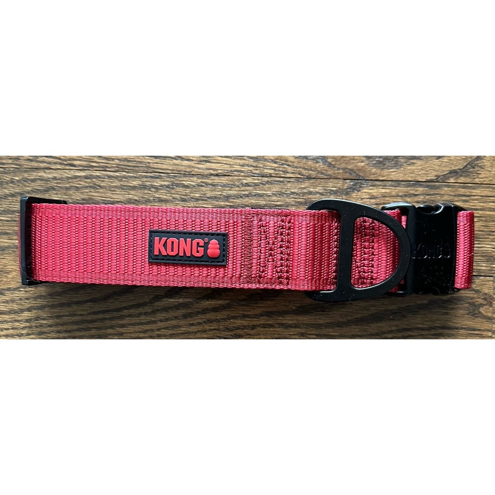 KONG Ultra Durable Dog Collar Red Extra Large XL Adjustable Heavy Duty 5335859